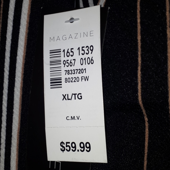 Open Striped Cardigan - Picture 3 of 4